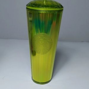 Starbucks Lime Yellow Tumbler